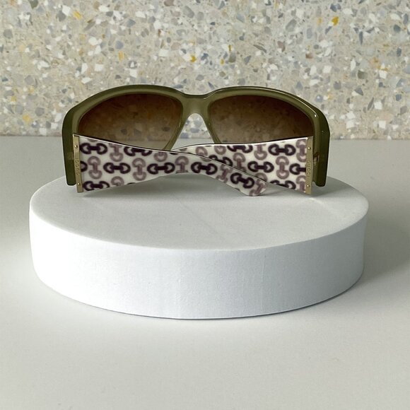Genuine Gucci 1990s Oversized Logo Sunglasses with Original Patent Leather Case main image 12